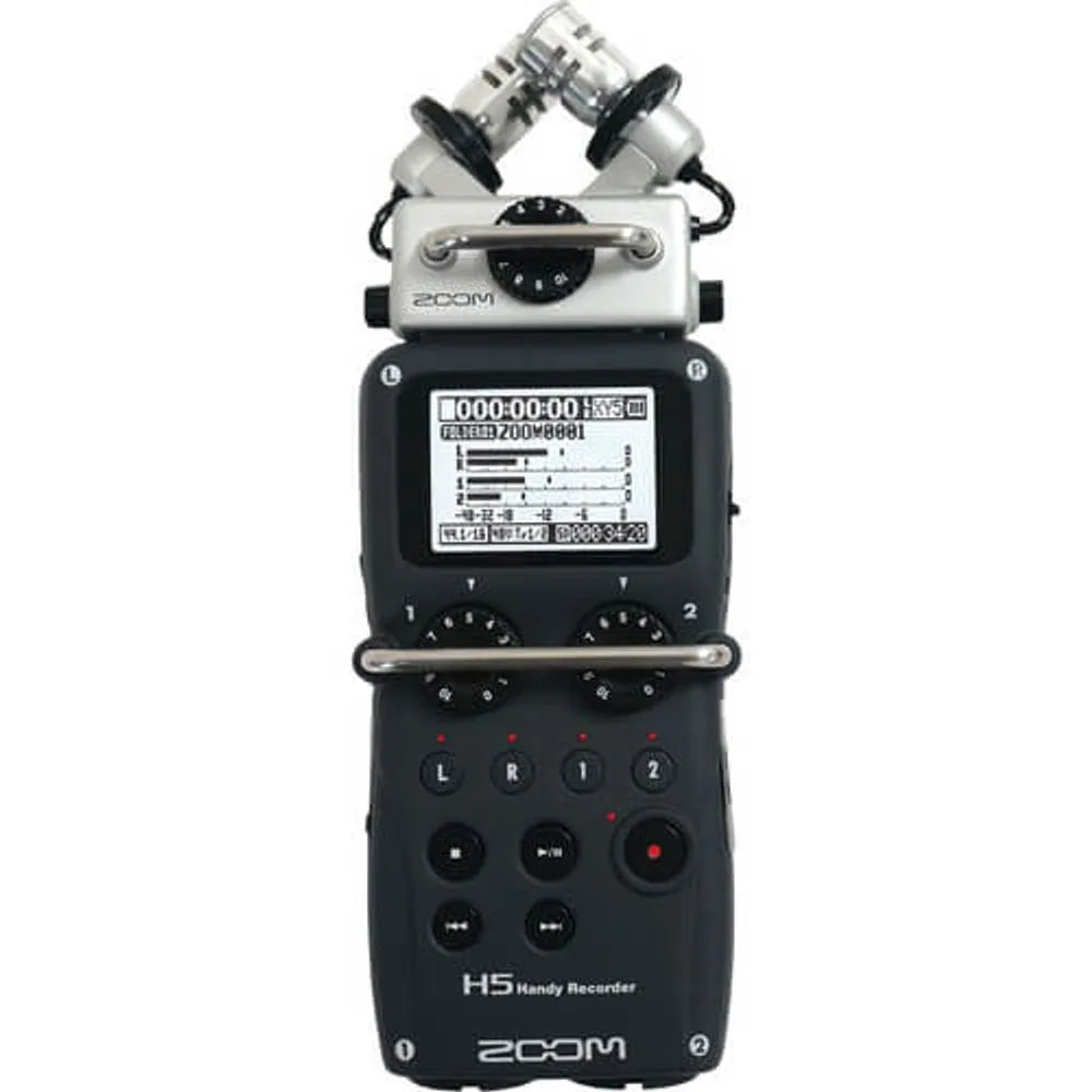 Zoom H5 Portable Handy Recorder Gravador de Áudio Profissional 4 Canais