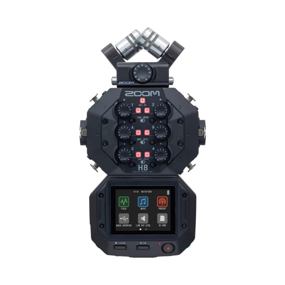 Zoom H8 Gravador Portátil Handy Recorder com 8 Entradas