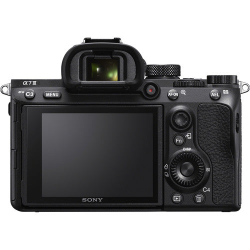 Câmera Sony A7 III Body – Full‑Frame 24MP, 4K, IBIS