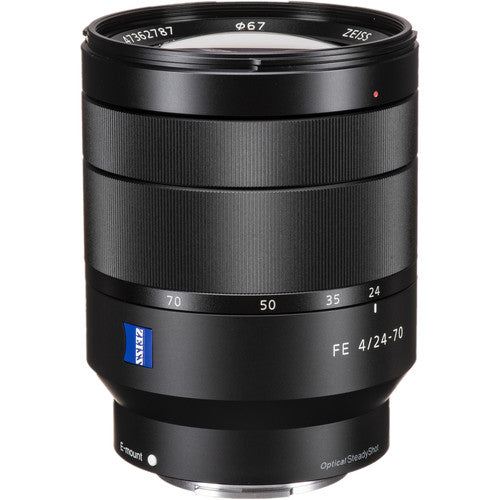 Sony Zeiss FE 24-70mm F4 ZA OSS - Lente Zoom Padrão Full Frame