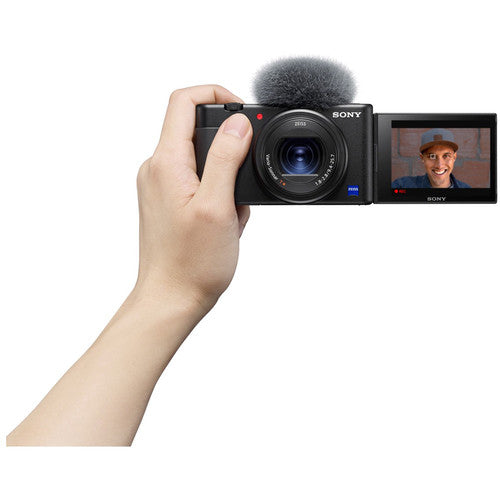 Câmera Sony ZV-1 Black – Compacta 20MP, 4K, Vlogging