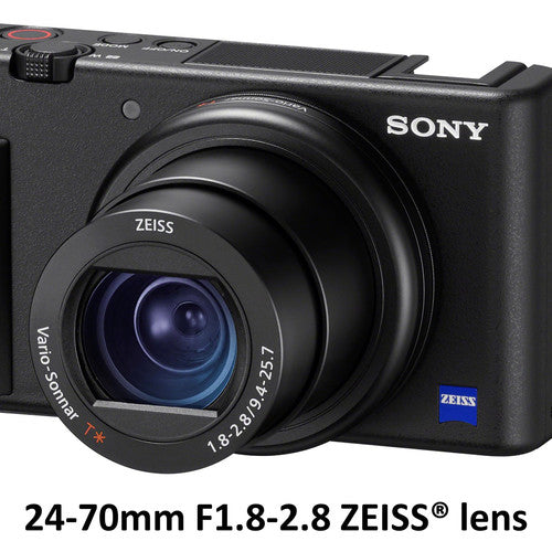 Câmera Sony ZV-1 Black – Compacta 20MP, 4K, Vlogging