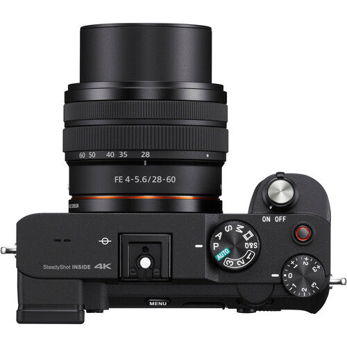 Câmera Sony A7C Kit 28-60MM Black – Full-Frame 24MP, 4K, IBIS
