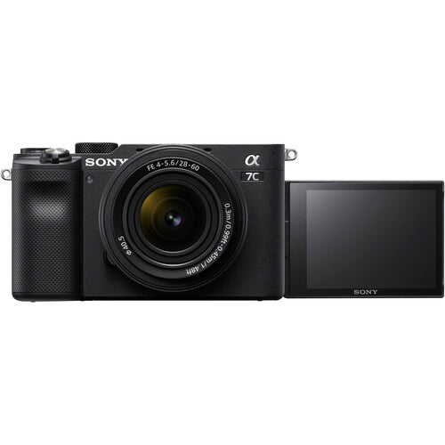 Câmera Sony A7C Kit 28-60MM Black – Full-Frame 24MP, 4K, IBIS