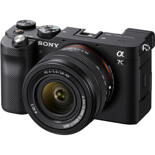 Câmera Sony A7C Kit 28-60MM Black – Full-Frame 24MP, 4K, IBIS