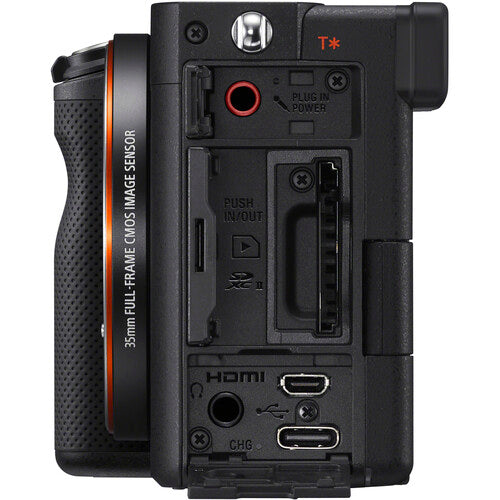Câmera Sony A7C Kit 28-60MM Black – Full-Frame 24MP, 4K, IBIS