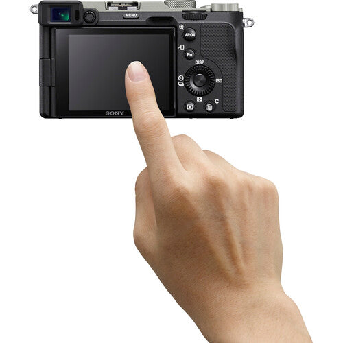 Câmera Sony A7C Kit 28-60MM Silver – Full-Frame 24MP, 4K, IBIS