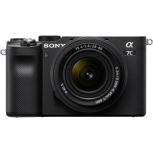 Câmera Sony A7C Kit 28-60MM Black – Full-Frame 24MP, 4K, IBIS