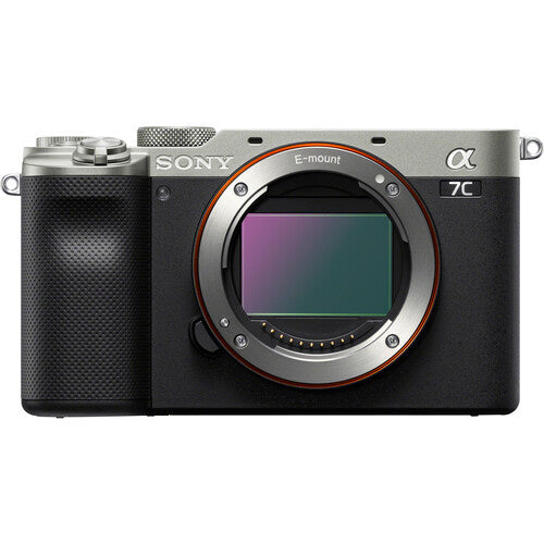 Câmera Sony A7C Body Silver – Full-Frame 24MP, 4K, IBIS