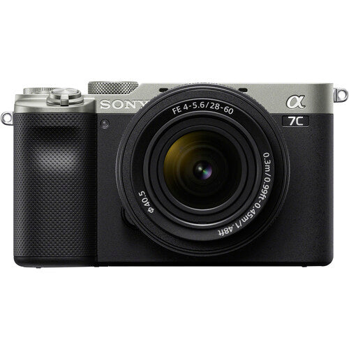 Câmera Sony A7C Kit 28-60MM Silver – Full-Frame 24MP, 4K, IBIS