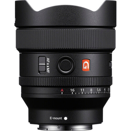 Sony FE 14mm f/1.8 GM Lente Grande Angular Prime G Master