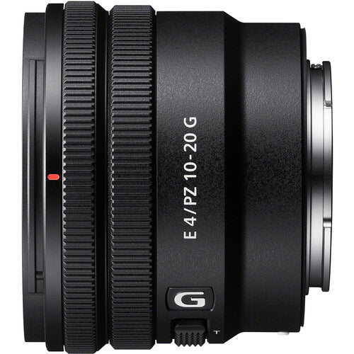 Sony E PZ 10-20mm f/4 G Lente Ultra Wide APS-C com Power Zoom