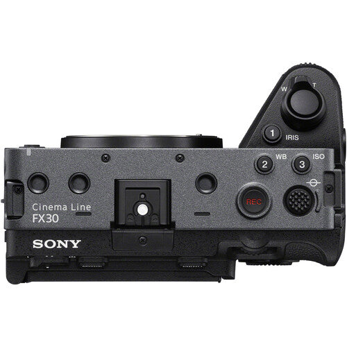 Câmera Sony Cinema FX30 Body 4K with XLR Handle – APS-C 26MP, S-Cinetone, 10-Bit