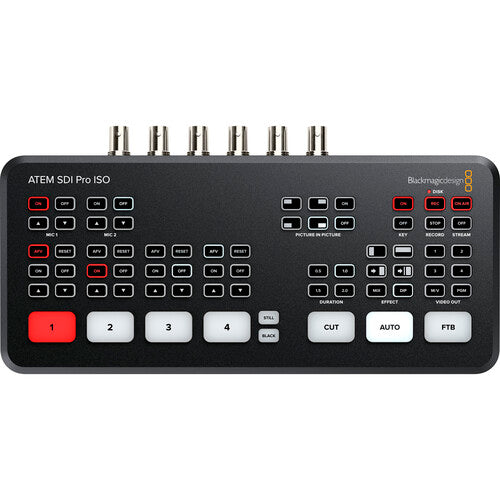 Blackmagic ATEM SDI Pro ISO Switcher de Produção ao Vivo