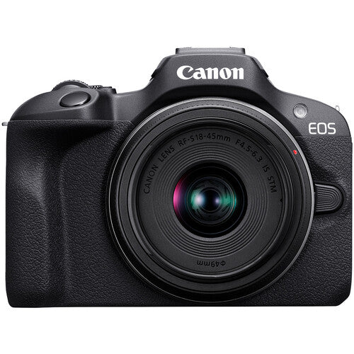 Canon EOS R100 + RF-S 18-45mm IS STM – Mirrorless APS-C Compacta