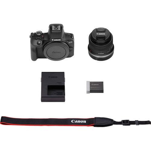 Canon EOS R100 + RF-S 18-45mm IS STM – Mirrorless APS-C Compacta