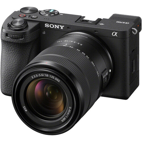 Câmera Sony A6700 Kit 18-135MM Black – APS-C 26MP, 4K 120p, IBIS