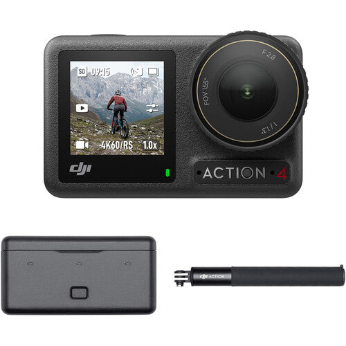 DJI Osmo Action 4 Adventure Combo – Câmera de Ação 4K