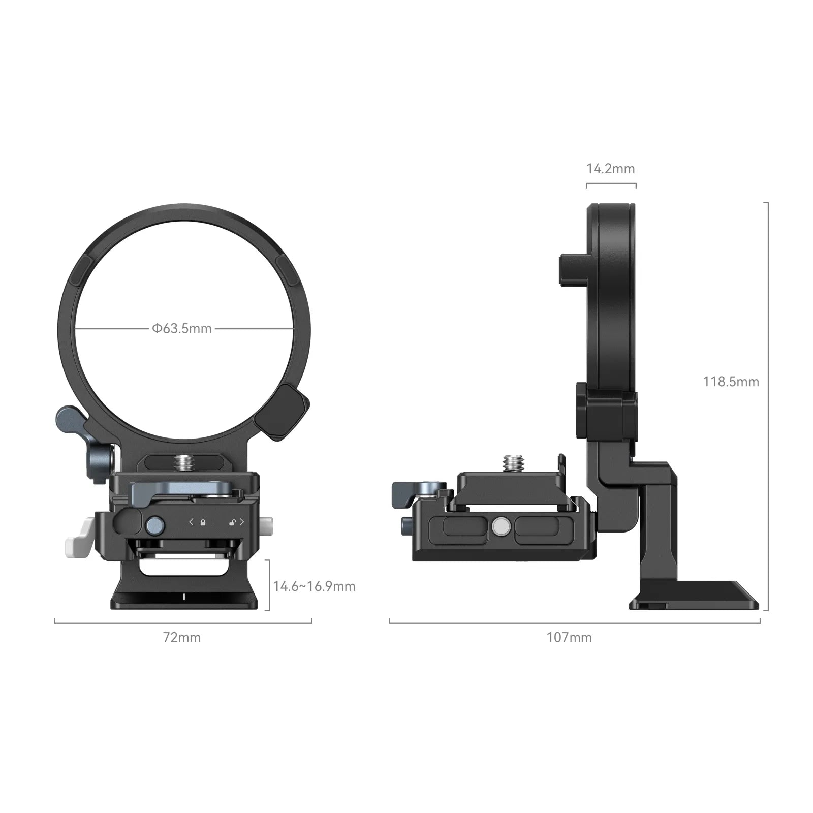 Mount Plate SmallRig Rotativo Sony A1 A7 A9 FX Profissional 4244