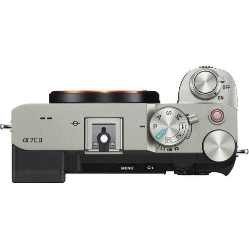 Câmera Sony A7CII Body Silver – Full-Frame 33MP, 4K 60p, IBIS
