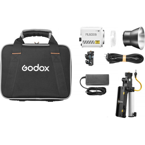Godox ML60Bi Kit LED Bicolor Portátil com Acessórios