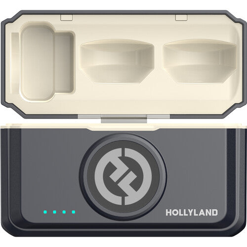 Hollyland LARK M2 DUO Microfone Lavalier Sem Fio Preto