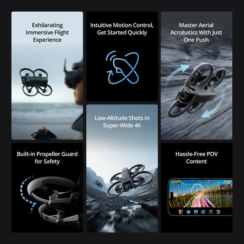 Drone Dji Avata 2 Fly More Combo 3 Baterias 4k 155 Graus