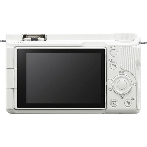 Câmera Sony ZV-E10 II Body White – APS-C 26MP, 4K 60p, AF Avançado