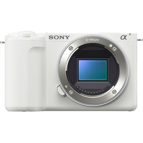 Câmera Sony ZV-E10 II Body White – APS-C 26MP, 4K 60p, AF Avançado