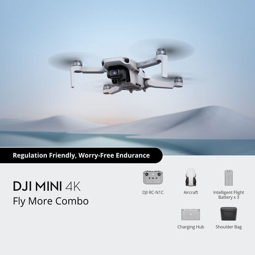 Drone DJI Mini 4K Fly More Combo Compacto 4K HDR