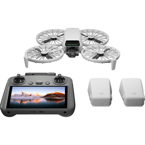 Drone DJI Flip Fly More Combo RC 2 – 4K/60fps HDR com Baterias Extras e Tela Integrada