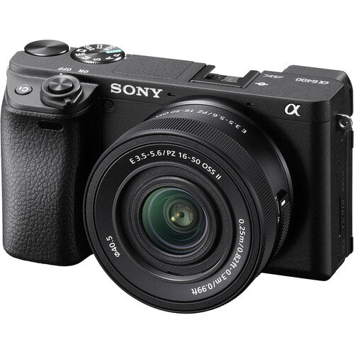 Câmera Sony A6400 Kit 16-50MM – APS-C 24.2MP, 4K, AF 0.02s