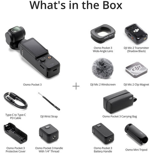 DJI Osmo Pocket 3 Creator Combo – Câmera Portátil 4K Estabilizada