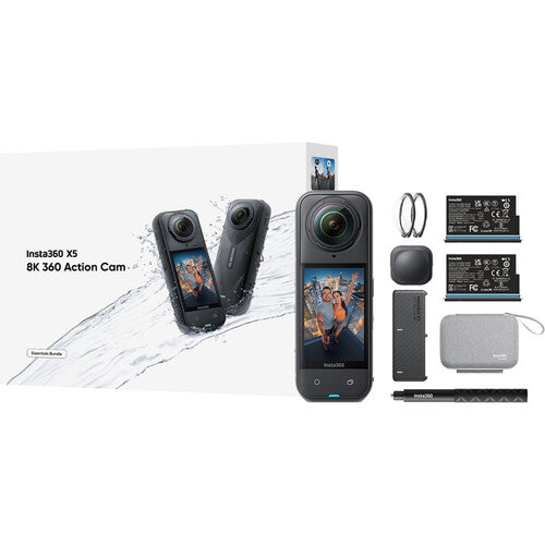 Insta360 X5 Essentials Bundle Câmera 8K 360°