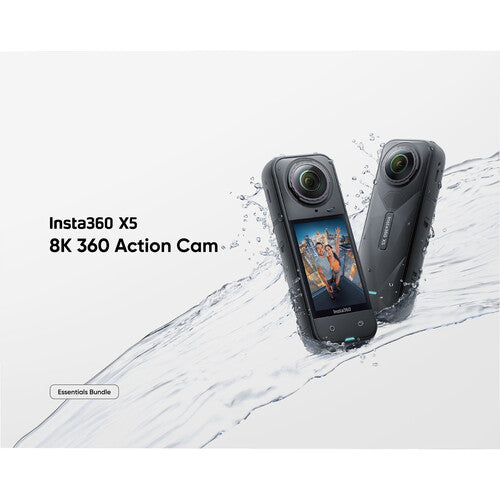 Insta360 X5 Essentials Bundle Câmera 8K 360°