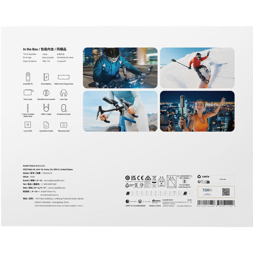 Insta360 X5 Essentials Bundle Câmera 8K 360°