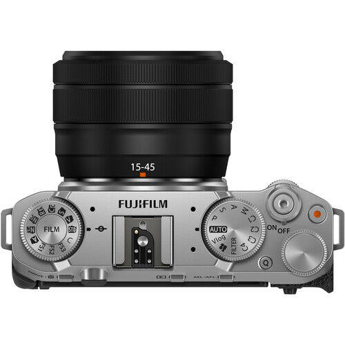 Fujifilm X-M5 Kit XC 15-45mm OIS PZ Prata Câmera Mirrorless