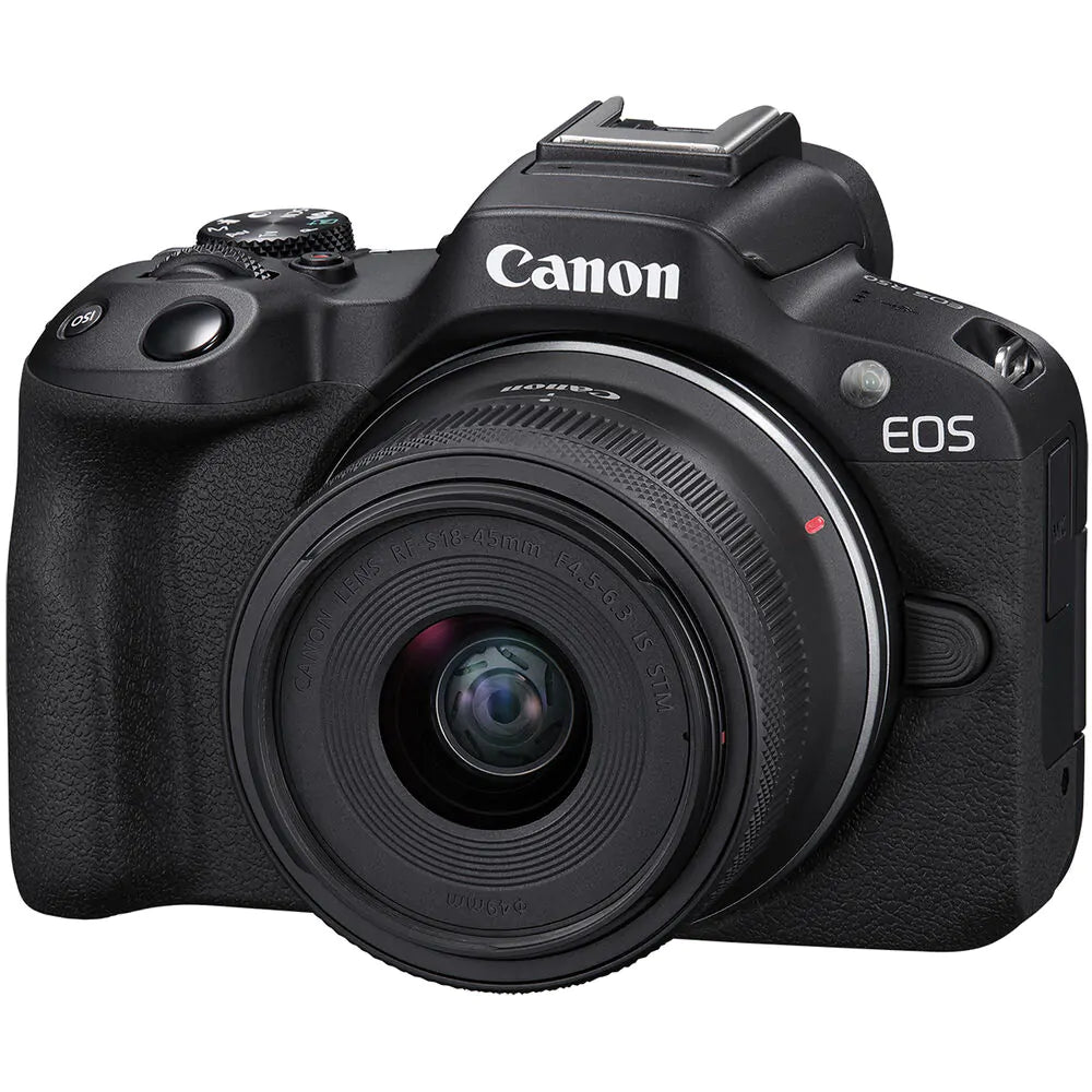 Canon EOS R50 Mirrorless RF-S 18-45mm f/4.5-6.3 IS STM + RF-S 55-210mm f/5-7.1 IS STM