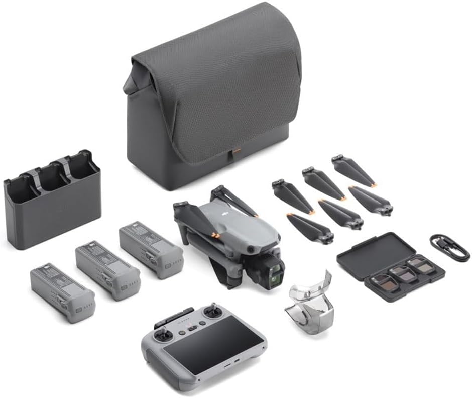 Drone Dji Air 3s Fly More Combo Rc Dual-câmera 50mp