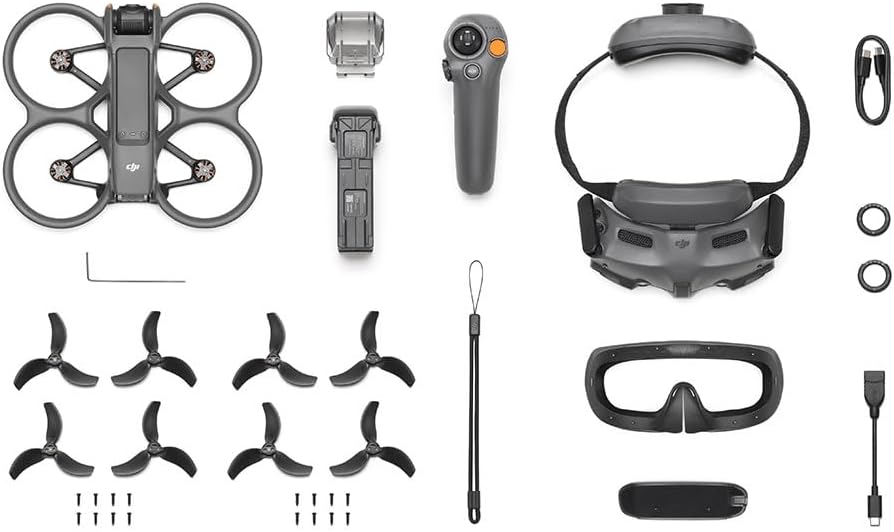 Drone Dji Avata 2 Fly More Combo 1 Bateria 4k 155 Graus