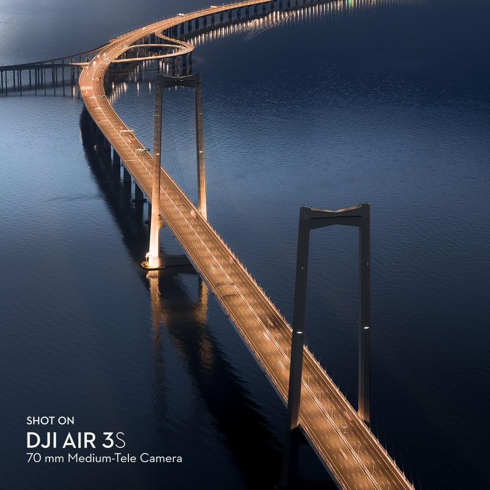 Drone Dji Air 3s Fly More Combo Rc Dual-câmera 50mp