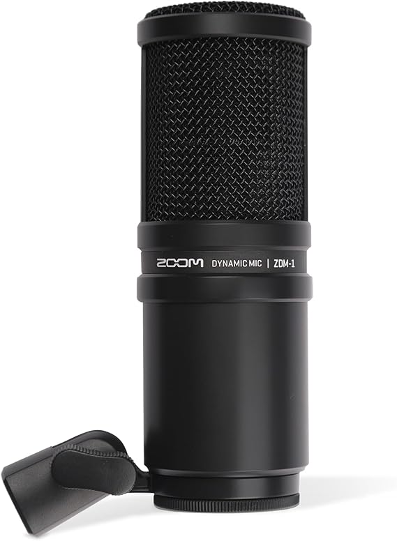 Zoom ZDM-1 Microfone Dinâmico Broadcast para Podcast e Estúdio