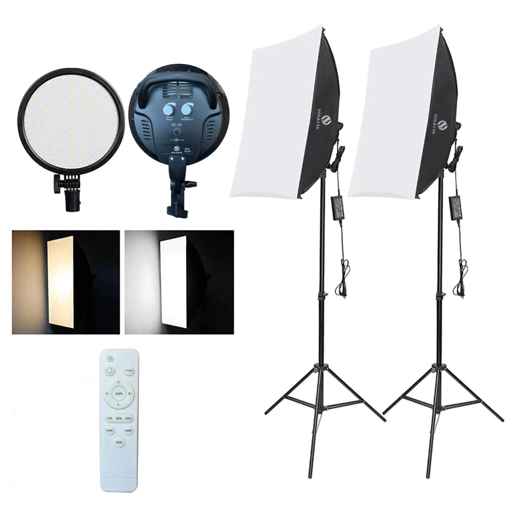 Kit Softbox 50x70cm 60W – Iluminação Profissional de Estúdio