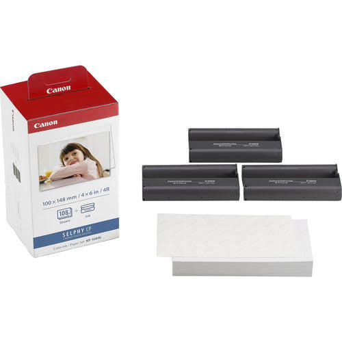 Canon Selphy CP Compact Printer KP-108IN Impressora Fotográfica