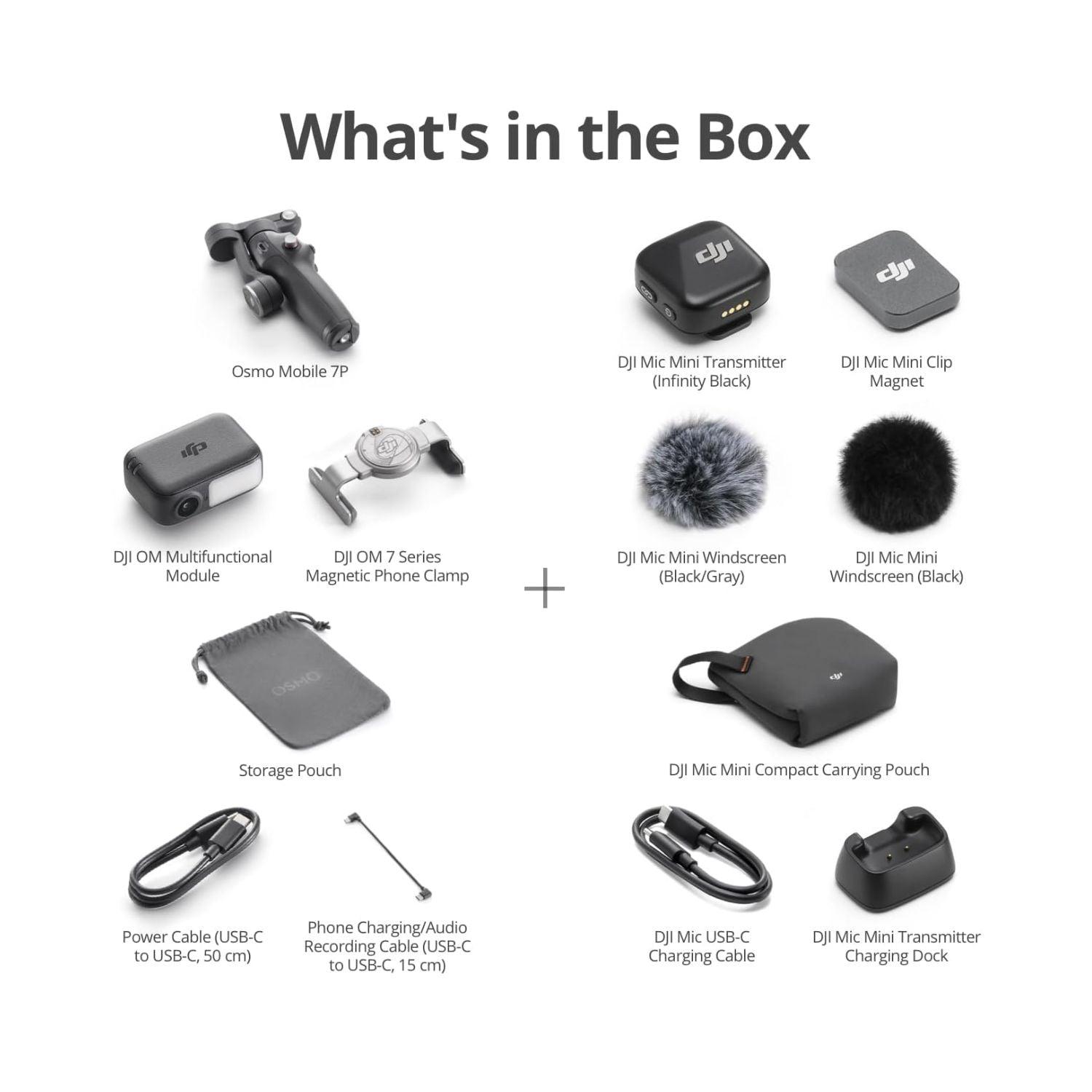 DJI Osmo Mobile 7P – Estabilizador Avançado para Smartphones