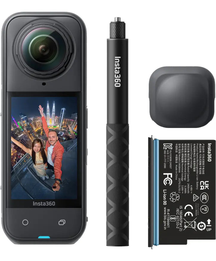 Insta360 X5 Starter Bundle Câmera de Ação 360° 8K