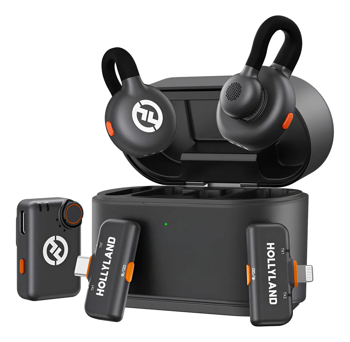 Hollyland Lark M2S Ultimate Combo Microfone Sem Fio Compacto