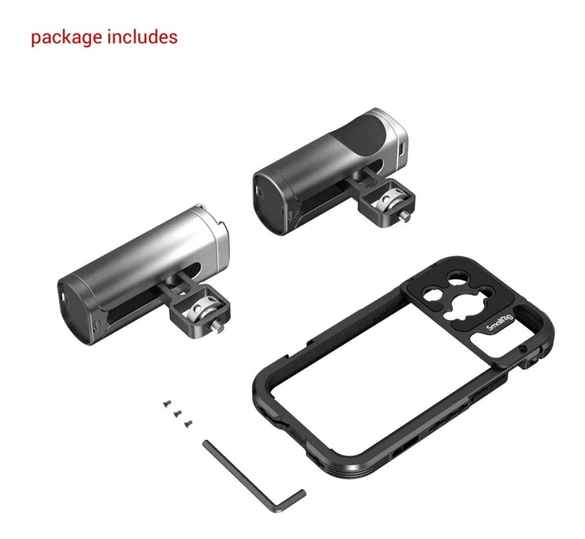 SmallRig Mobile Video Cage Kit Dual Handheld For iPhone 14 Pro