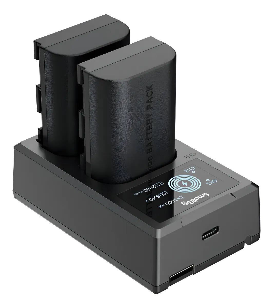 SmallRig Kit de Bateria e Carregador LP-E6N para Câmeras Canon