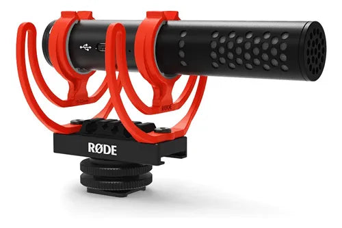 Rode VideoMic GO II Microfone Direcional Leve On-Camera e USB-C